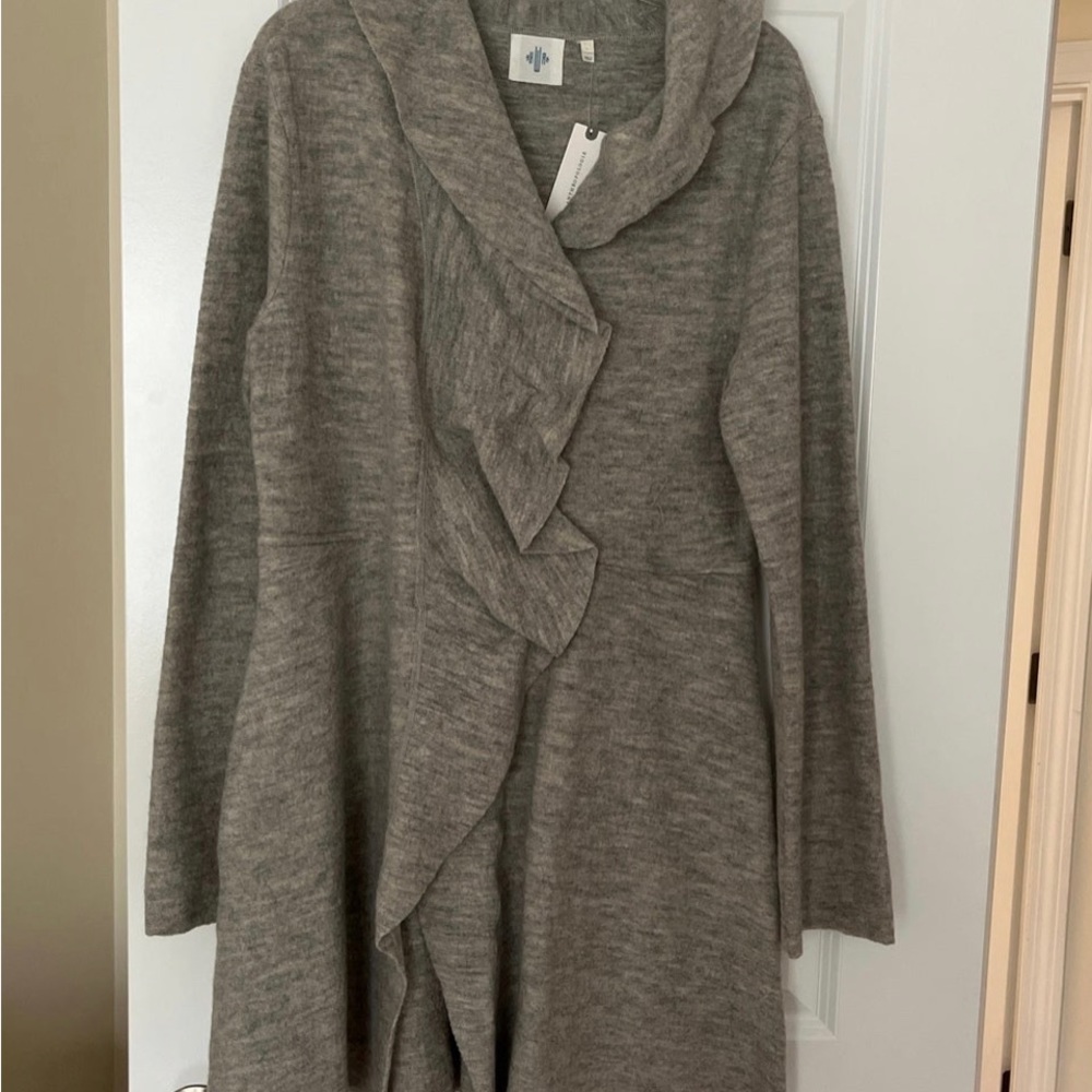 Anthropologie Boiled Wool Coat